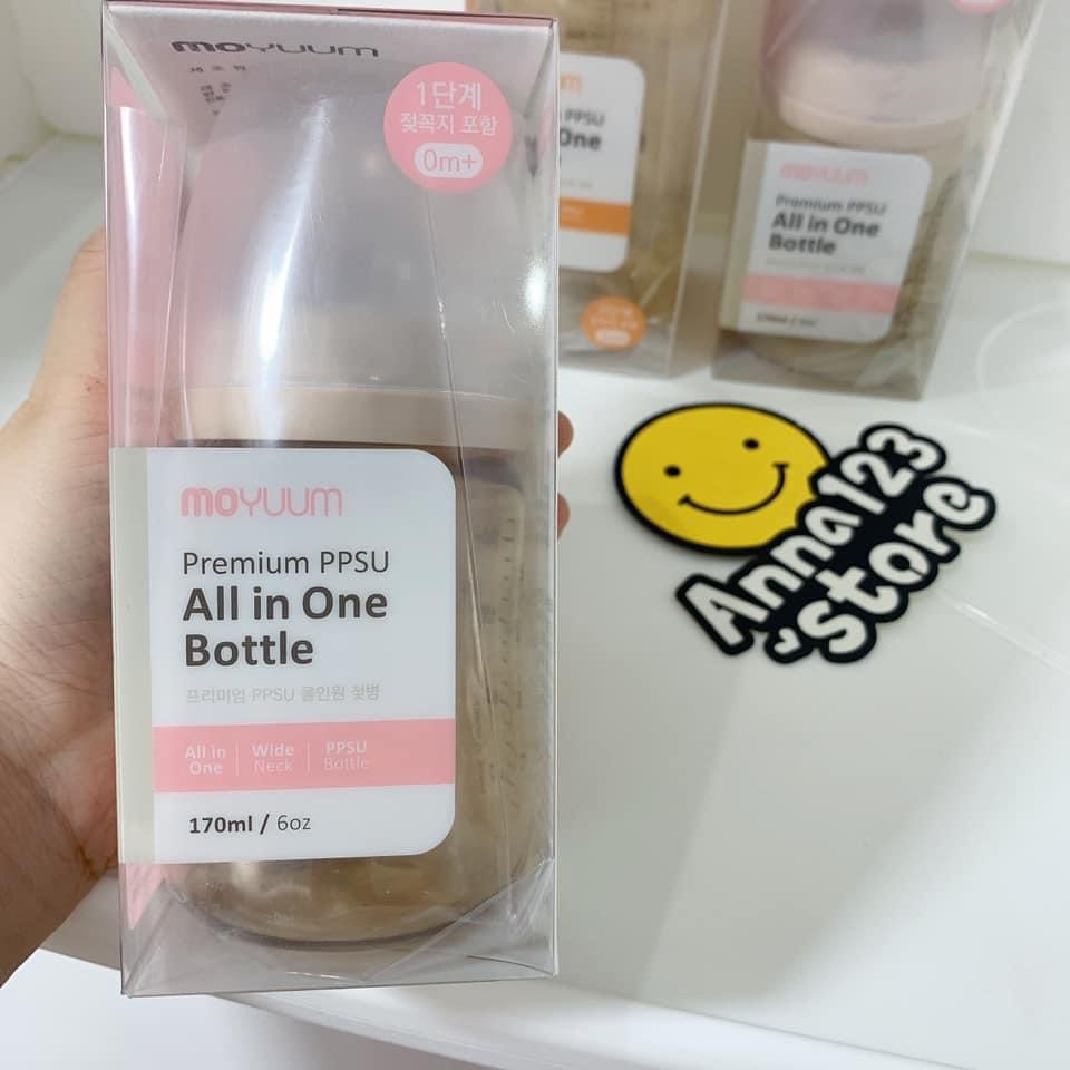 Bình sữa moyuum Hàn Quốc 170ml/270ml( mẫu cũ ) Hàng nội địa Hàn Quốc chính hãng