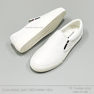 SLIP ON NAM DA THẬT - GIẦY LƯỜI NAM