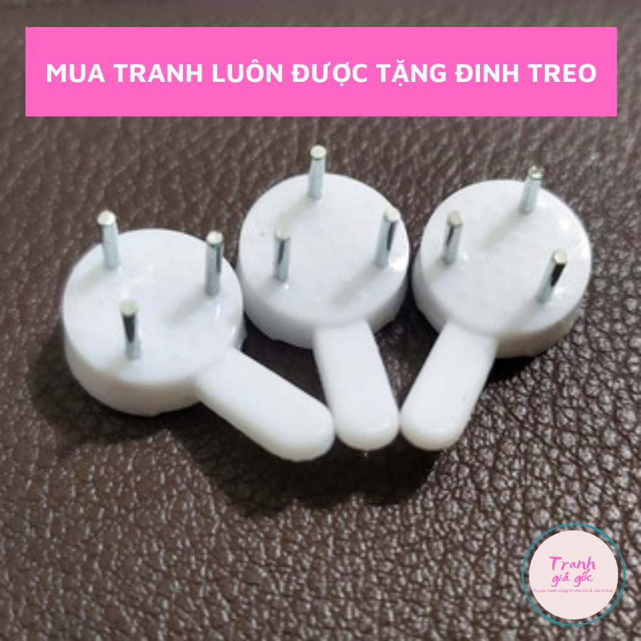 Tranh phong cảnh bốn mùa họa tiết hoa lá, chim chóc cổ trang bình dị in vải canvas có khung tặng Size vừa và nhỏ