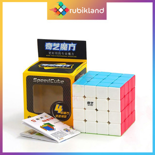 Rubik 4x4 QiYi QiYuan S Rubic 4 Tầng Stickerless Không Viền Cao Cấp Đồ Chơi Trí Tuệ - Rubik Land