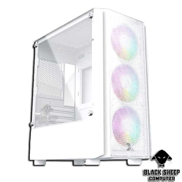 Vỏ Case XIGMATEK NYX AIR ARTIC 3F TRẮNG (Kèm 3Fan Led)