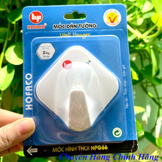 Móc dán dính  tường tiện lợi - Móc hình thoi HPG66 - Móc dán tường Hofaco