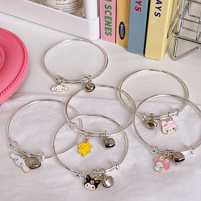 Lắc tay nữ, vòng tay đôi charm Kuromi dễ thương CHOOAH LKUROMI135