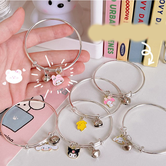 Lắc tay nữ, vòng tay đôi charm Kuromi dễ thương CHOOAH LKUROMI135