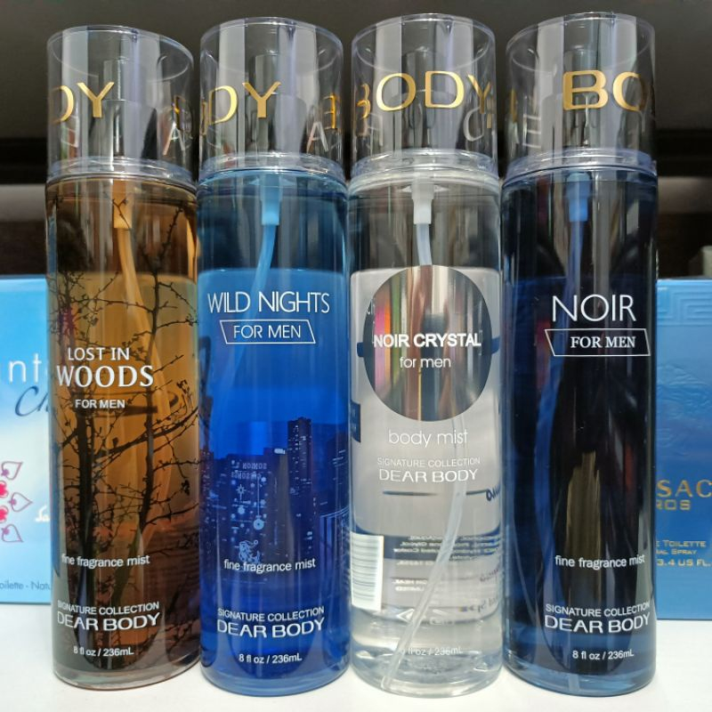 Xịt Thơm Toàn Thân Cho Nam DEAR BODY Fine Fragrance Body Mist For Men - 236ml