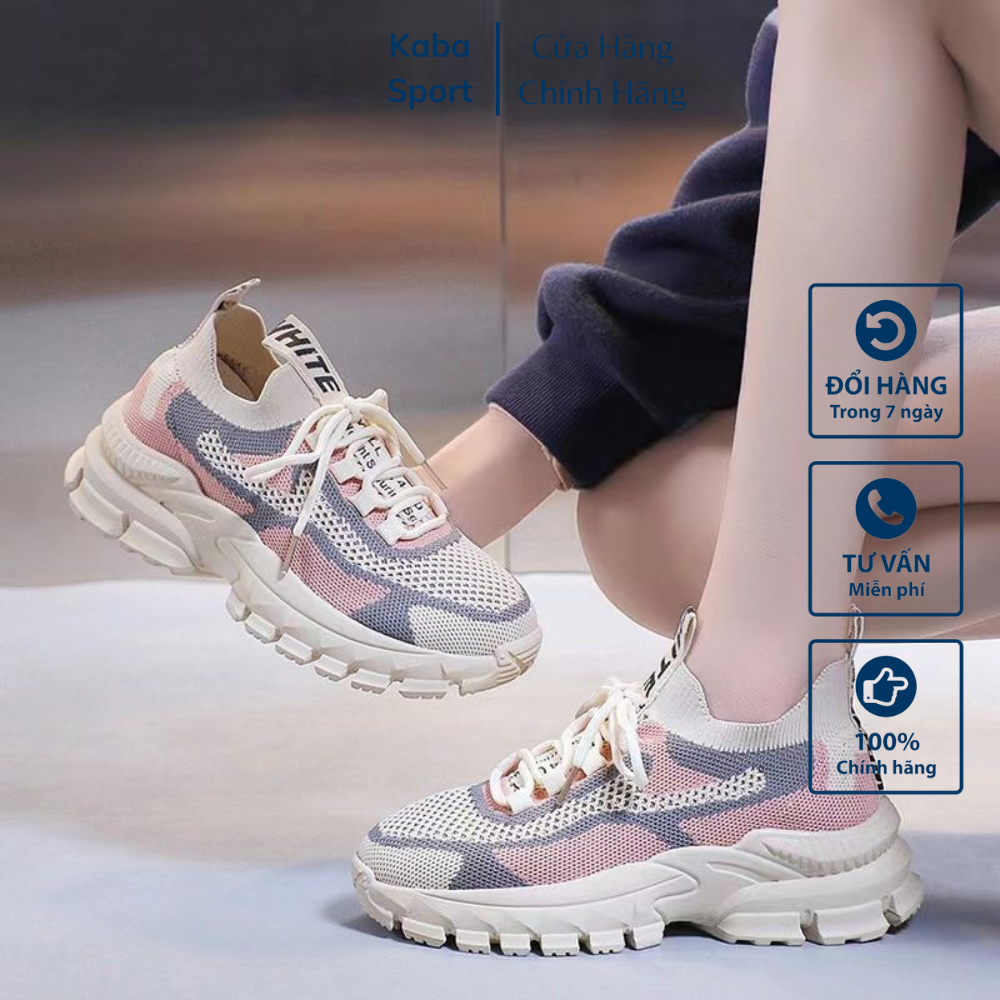 Giày nữ thể thao siêu nhẹ phù hợp chạy bộ, Gym, Yoga, giày sneaker nữ vải mesh thoáng khí KB9