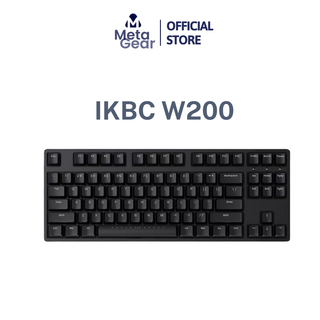 Bàn phím cơ ikbc w200 wireless - bàn phím cơ tenkeyles - brown cherry switch