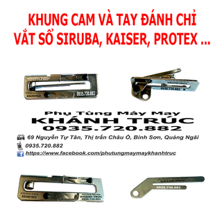Bộ Khung cam và Tay đánh chỉ máy vắt sổ công nghiệp SIRUBA KAISER PROTEX SUNSIR