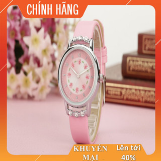 Đồng hồ trẻ em dành cho bé gái thời trang - FULL hộp + pin + hướng dẫn