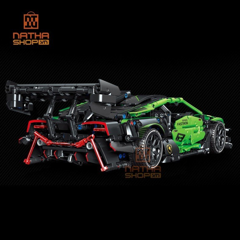 Mô Hình Lắp Ráp LEGO Nathashop Xe Đua Thể Thao Lamborghini 1:14 1644 PCS