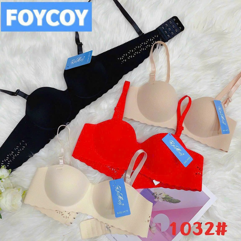 Áo lót đúc su quả ngang đệm bàn tay 3cm không gọng