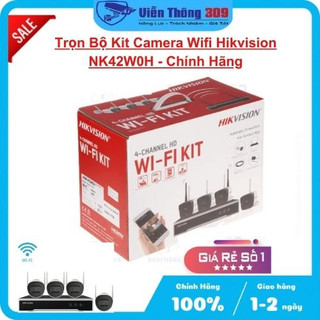 Bộ Kit 4 Camera IP Wifi 2MP Thế hệ mới HIKVISION NK42W0H(D)