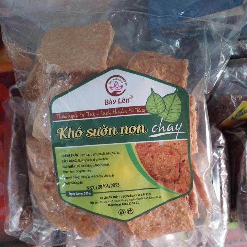 Khô Sườn non chay Bảy Lên