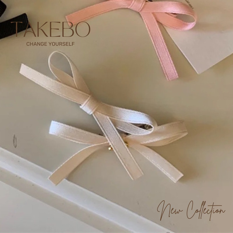 Kẹp tóc nơ nhỏ Jennie Blackpink  nhiều màu basic hot trend thời trang cá tính dành cho bạn nữ