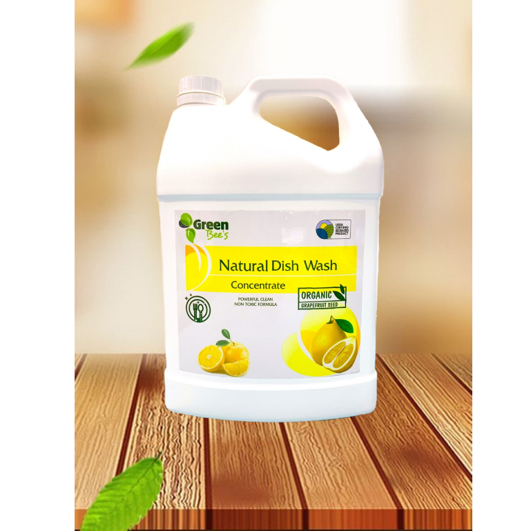 Nước rửa bát Hữu cơ Hạt Bưởi Green Bee's - 5000ml