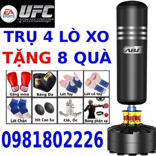 Bao Cát Đấm Bốc ABJ Tự Đứng - Cao 1M70, đường kính 28cm tặng găng tay đấm bốc mma, Thiết bị tập đấm bốc chuyên nghiệp