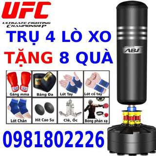 Bao cát đấm bốc - bao cát đấm bốc dài 175cm đã nhồi hoàn thiện tặng găng đấm bốc + băng đa 3m dụng cụ tập đấm bốc chuyên