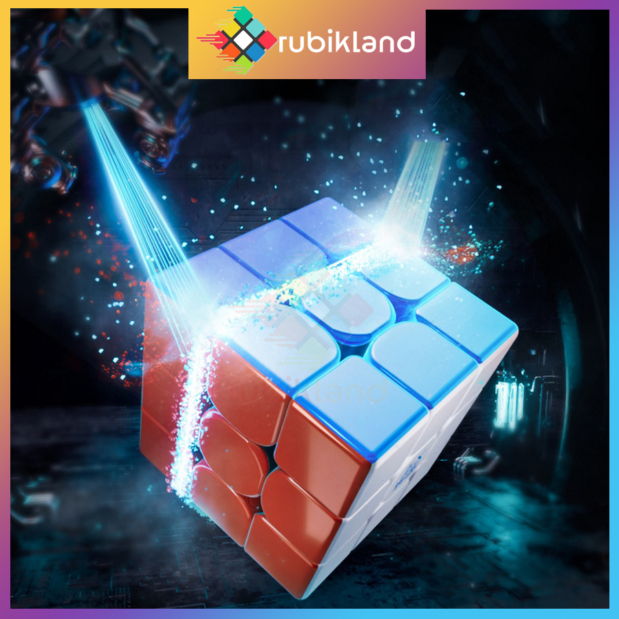 Rubik MoYu WeiLong WRM V9 3x3 Rubic WeiLong WR M V9 Cao Cấp Có Nam Châm Magnetic Maglev Ballcore UV Đồ Chơi Trí Tuệ