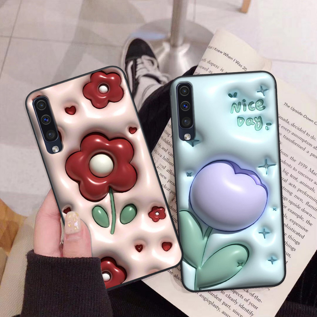 Ốp Samsung A30s / A50 / A50s / A70 in phẳng 3D giả nổi siêu đẹp, ốp cute dễ thương