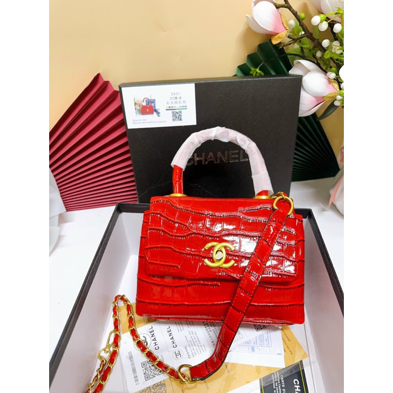 TÚI QUAI XÁCH DA BÓNG Sz 20