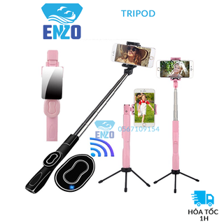 Gậy Chụp Hình, Gậy Tự Sướng Kiêm Chân Tripod Chụp Ảnh C9 Nhỏ Gọn Kèm Tay Remote Bluetooth, Nhỏ Gọn Nhưng Cứng Cáp