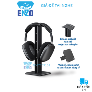Giá Treo tai nghe chụp tai, Giá Đỡ Headphone chống xước chống trượt cứng cáp chắc chắn phù hợp với tất các loại tai nghe
