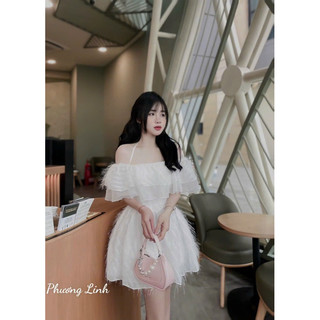 Đầm tơ lông trễ vai tafta trễ vai ̶5̶̶0̶̶0̶̶.̶̶0̶̶0̶̶0̶