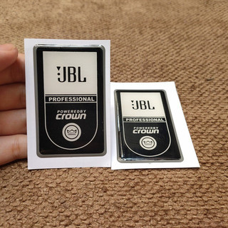 Tem Loa JBL Crown Dán Thùng Loa ( 2 Tem )
