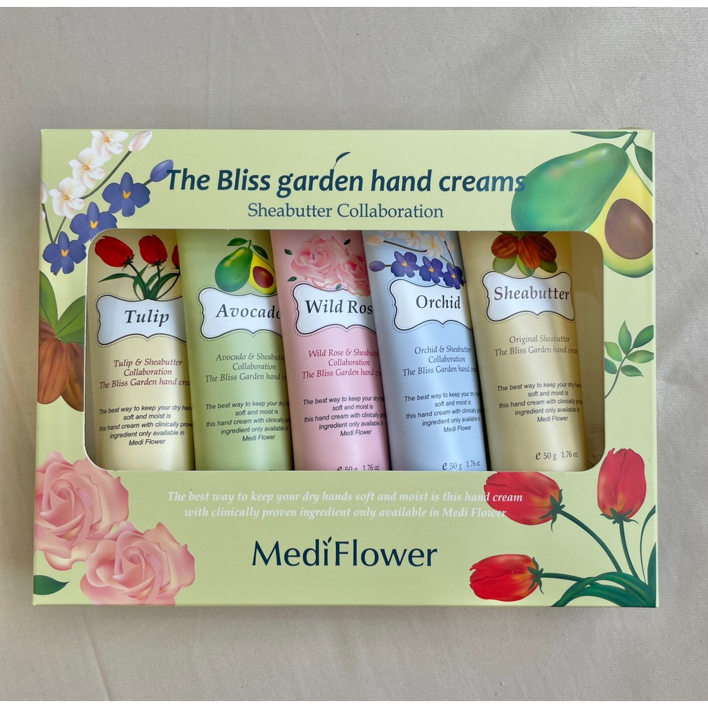 Set Kem Dưỡng Da Tay MediFlower 5 Tuýp x 50g