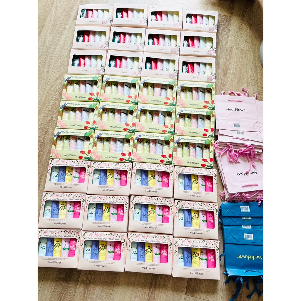 Set Kem Dưỡng Da Tay MediFlower 5 Tuýp x 50g