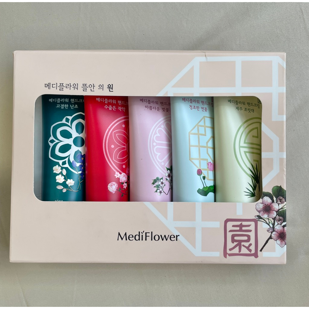Set Kem Dưỡng Da Tay MediFlower 5 Tuýp x 50g