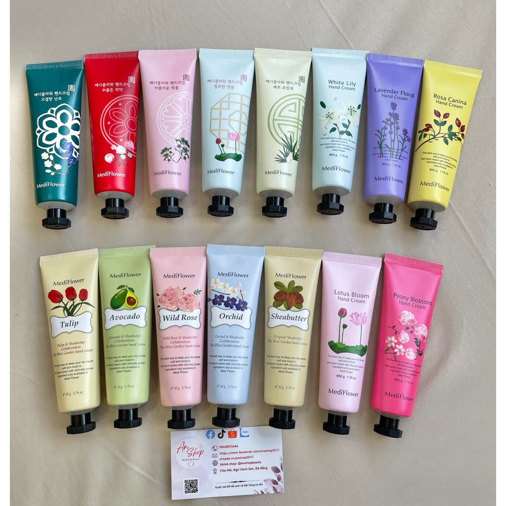 Kem Dưỡng Da Tay MediFlower Tách Set Tuýp 50g