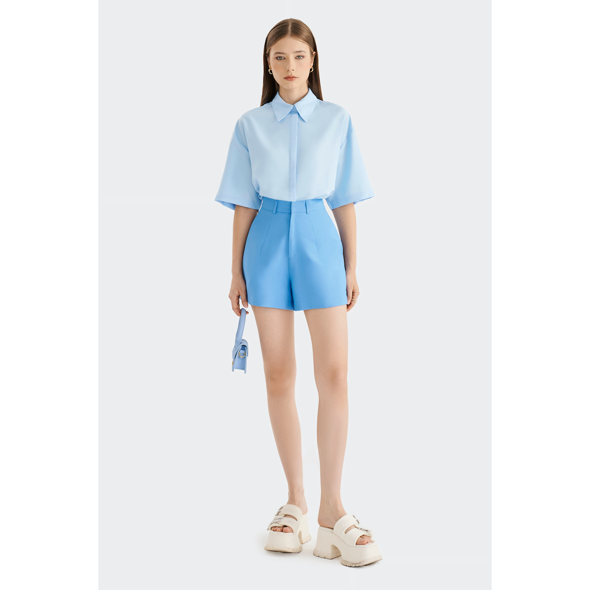 Quần short nữ MARC FASHION cơ bản ben trước 2 túi CBNT112922 | BigBuy360 - bigbuy360.vn