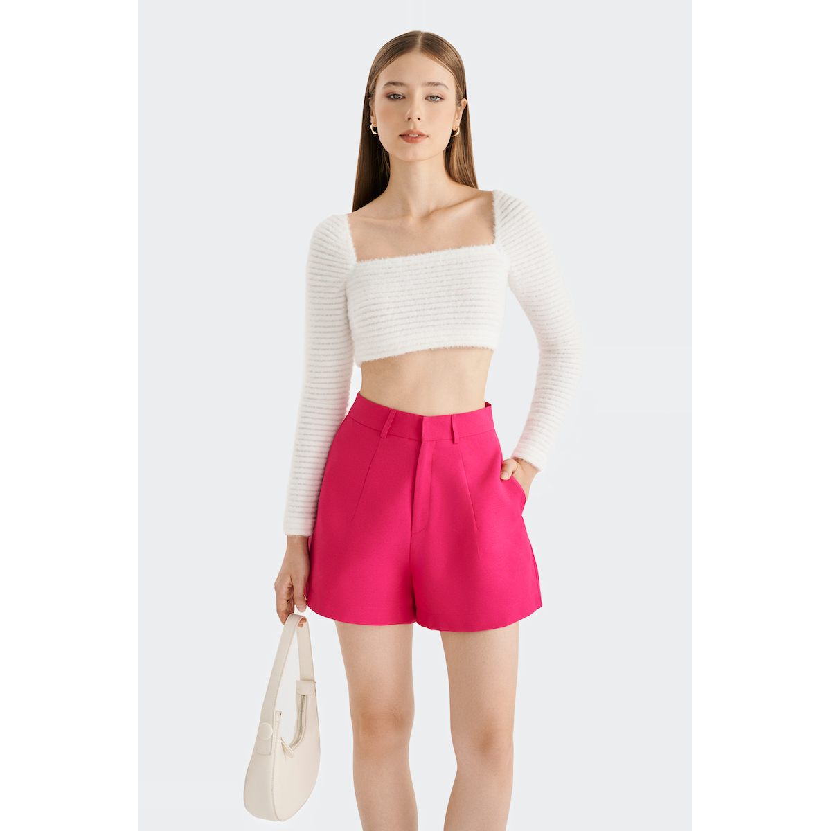 Quần short nữ MARC FASHION cơ bản ben trước 2 túi CBNT112922 | BigBuy360 - bigbuy360.vn