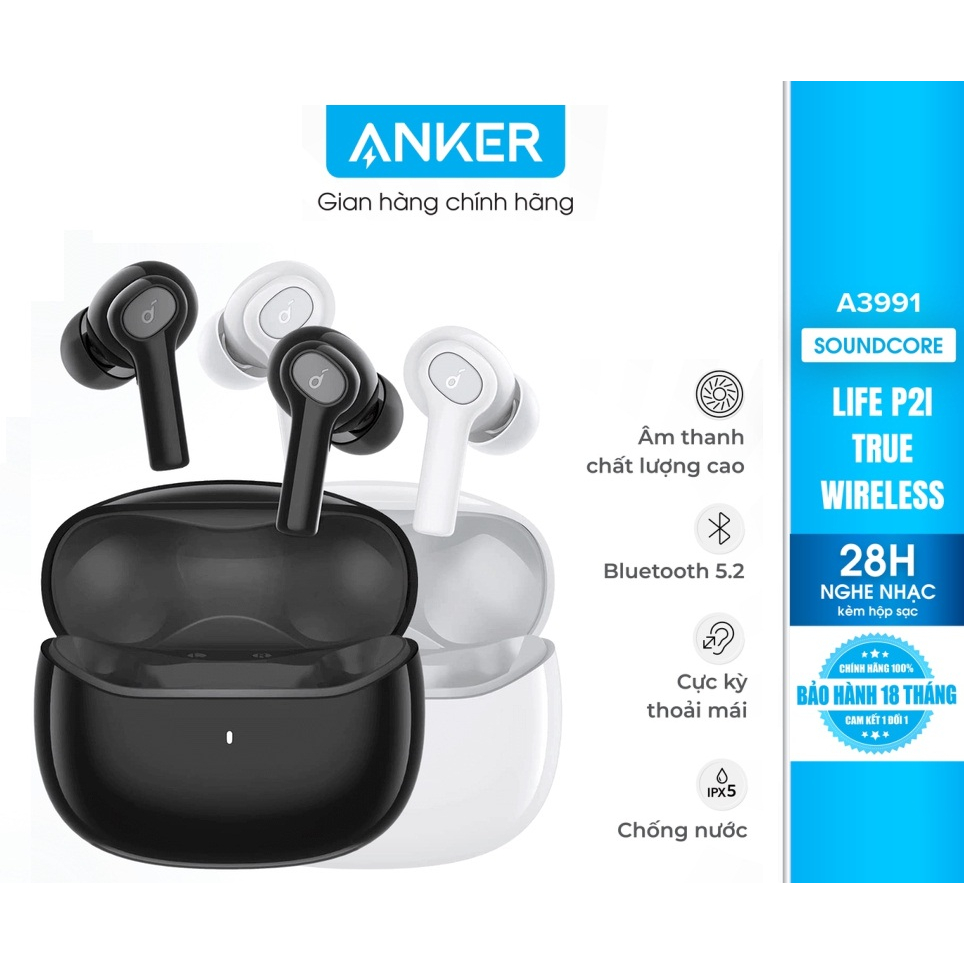 Tai Nghe Bluetooth ANKER Soundcore Life P2i A3991