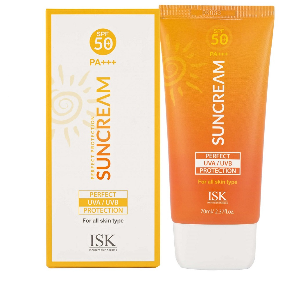 Kem Chống Nắng Trắng Da, Lên Tông Kiềm Dầu BEAUSKIN ISK Perfect Protection Sun Cream SPF 50 PA +++ Hàn quốc 70ML/Hộp