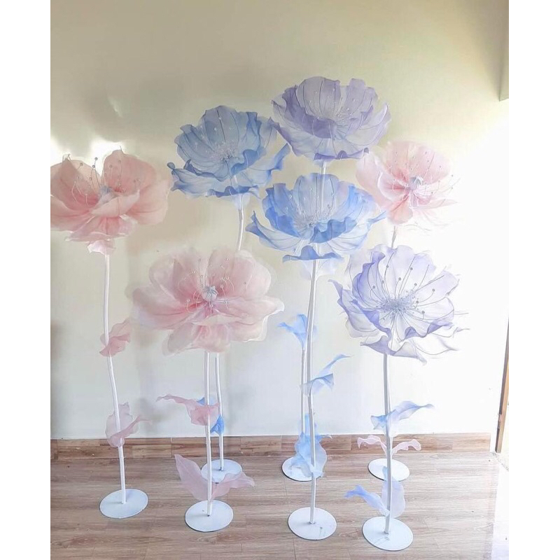 Đế sắt làm trụ hoa khổng lồ trang trí đường kính 220mm x dày 6mm