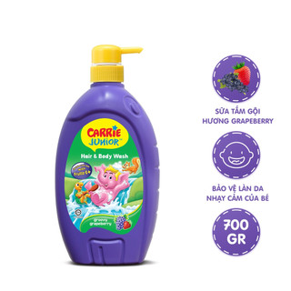 Sữa Tắm Gội Cho Bé Carrie Junior 700g