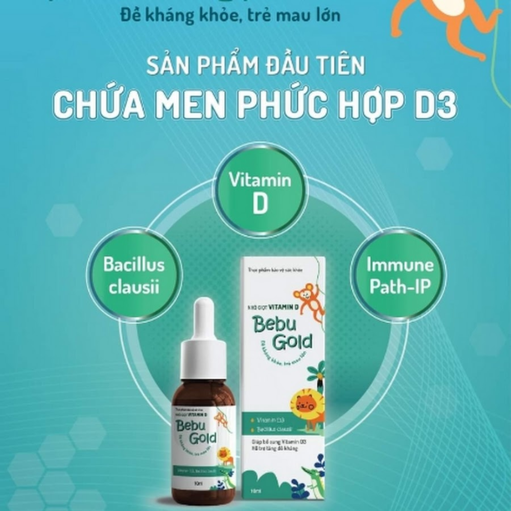 Nhỏ giọt Vitamin D Bebugold bổ sung vitamin D3 tăng đề kháng