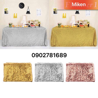 Khăn bàn kim sa phủ bàn tròn , bàn vuông nhiều kích thước phụ kiện trang trí sinh nhật , sự kiện ,party..