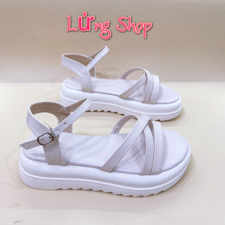 Dép Sandal Nữ Quai Hậu Lửng Shop Đế Hộp Cao 3 phân đế siêu êm siêu nhẹ