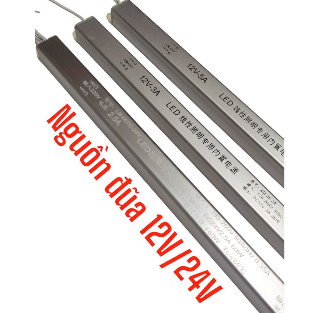 Nguồn Đủa 12V/24V 2A/3A/5A 24W/36W/60w