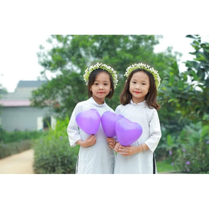Vòng hoa đội đầu baby, chụp ảnh kỉ yếu, sinh nhật, nhóm múa, dâng hoa,