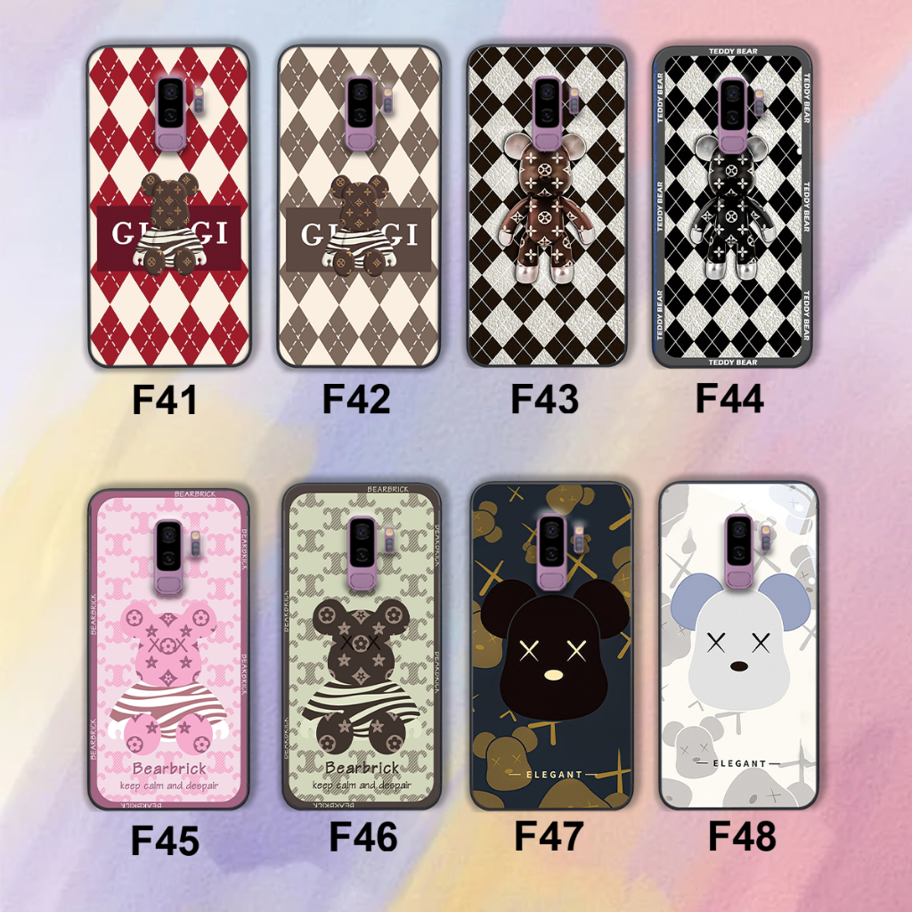 Ốp lưng Samsung S9 / S9 Plus / S9+ in hình gấu bear, kaws/ Ốp bearbrick cao cấp mới nhất
