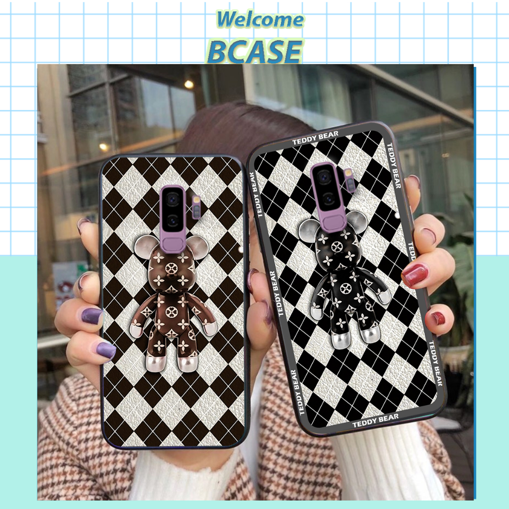 Ốp lưng Samsung S9 / S9 Plus / S9+ in hình gấu bear, kaws/ Ốp bearbrick cao cấp mới nhất