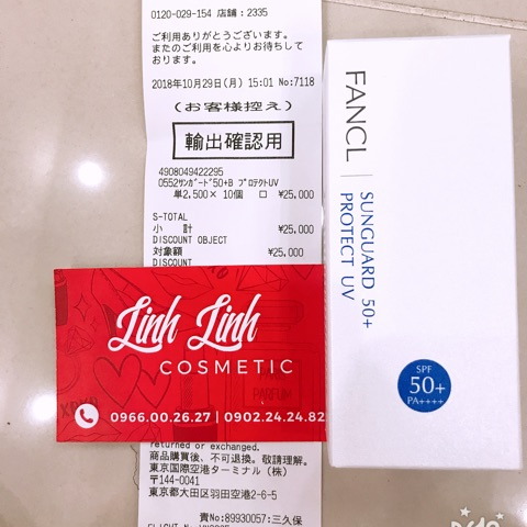 Kem Chống Nắng Trắng Da Nhật Bản FANCL Sunguard 50+ Protect UV PA+ Lành Tính Cho Mẹ Bầu Và Sau Sinh