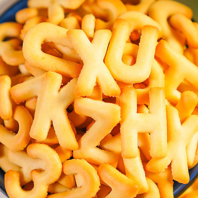 Bánh Quy Lúa Mạch Hình Chữ Số Thơm Ngon