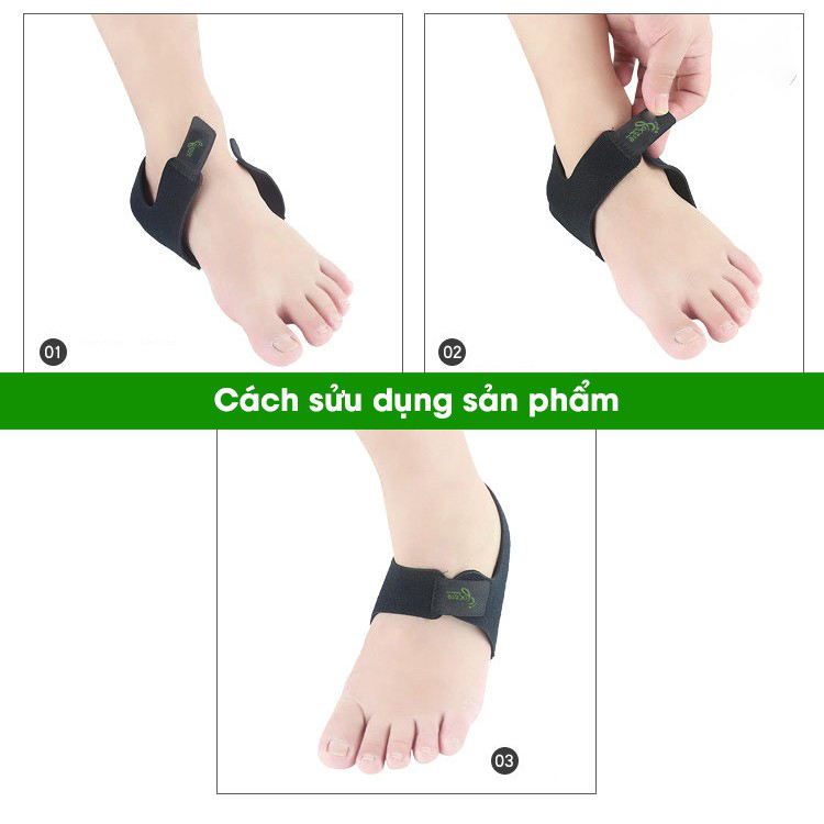 Vớ giảm viêm cân gan chân Plantar fasciitis bảo vệ gót chân chính hãng LGYK05