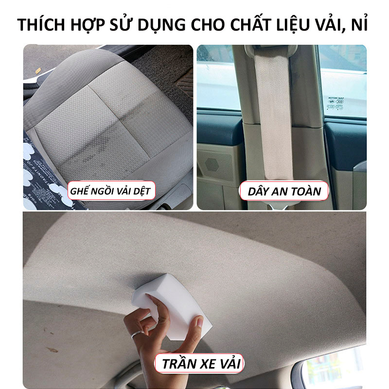 Vệ sinh nội thất ô tô, chai xịt vệ sinh trần nỉ ô tô Shuaxinbao Fabric dung tích 256ml