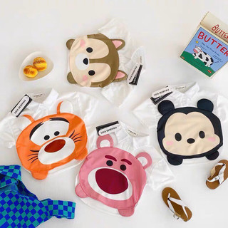 Áo polo cộc in hình thú cho Bé Trai-Bé Gái , áo thun cộc Chất Liệu Cotton Cho Bé Từ 6-28kg